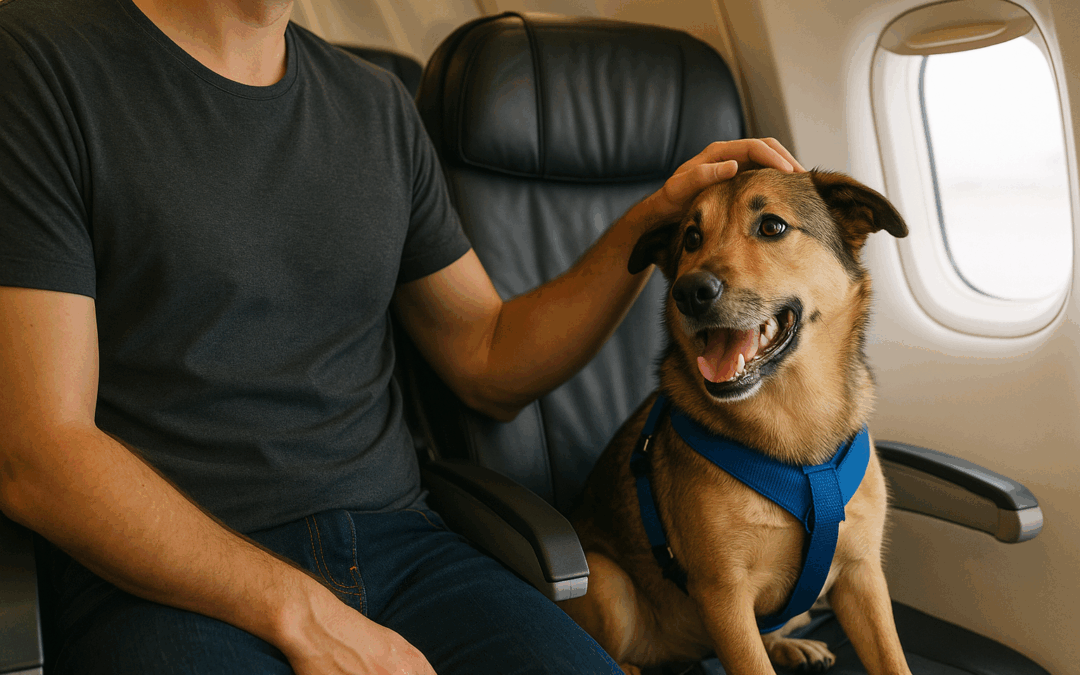 Viaggiare in aereo con il cane in Italia: cosa cambia con le nuove regole ENAC 2025
